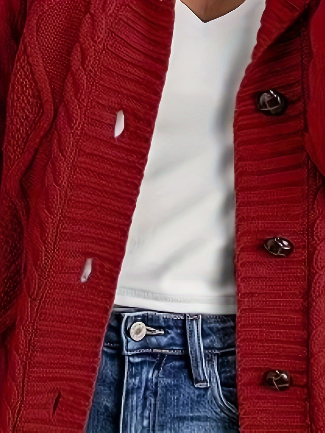 Winona | Cozy Hooded Button Cardigan