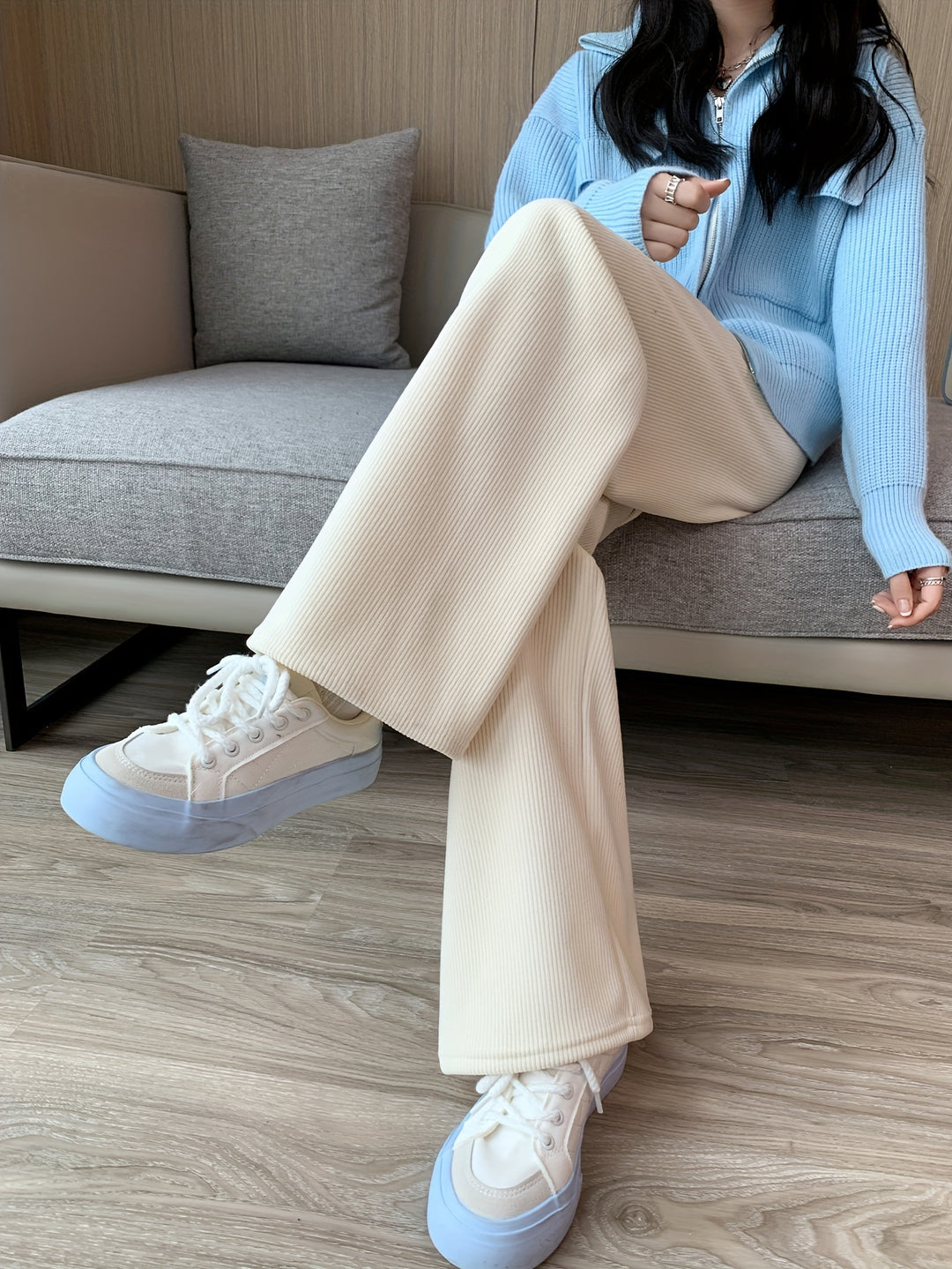 Ruth | Cozy Wide-Leg Lounge Pants