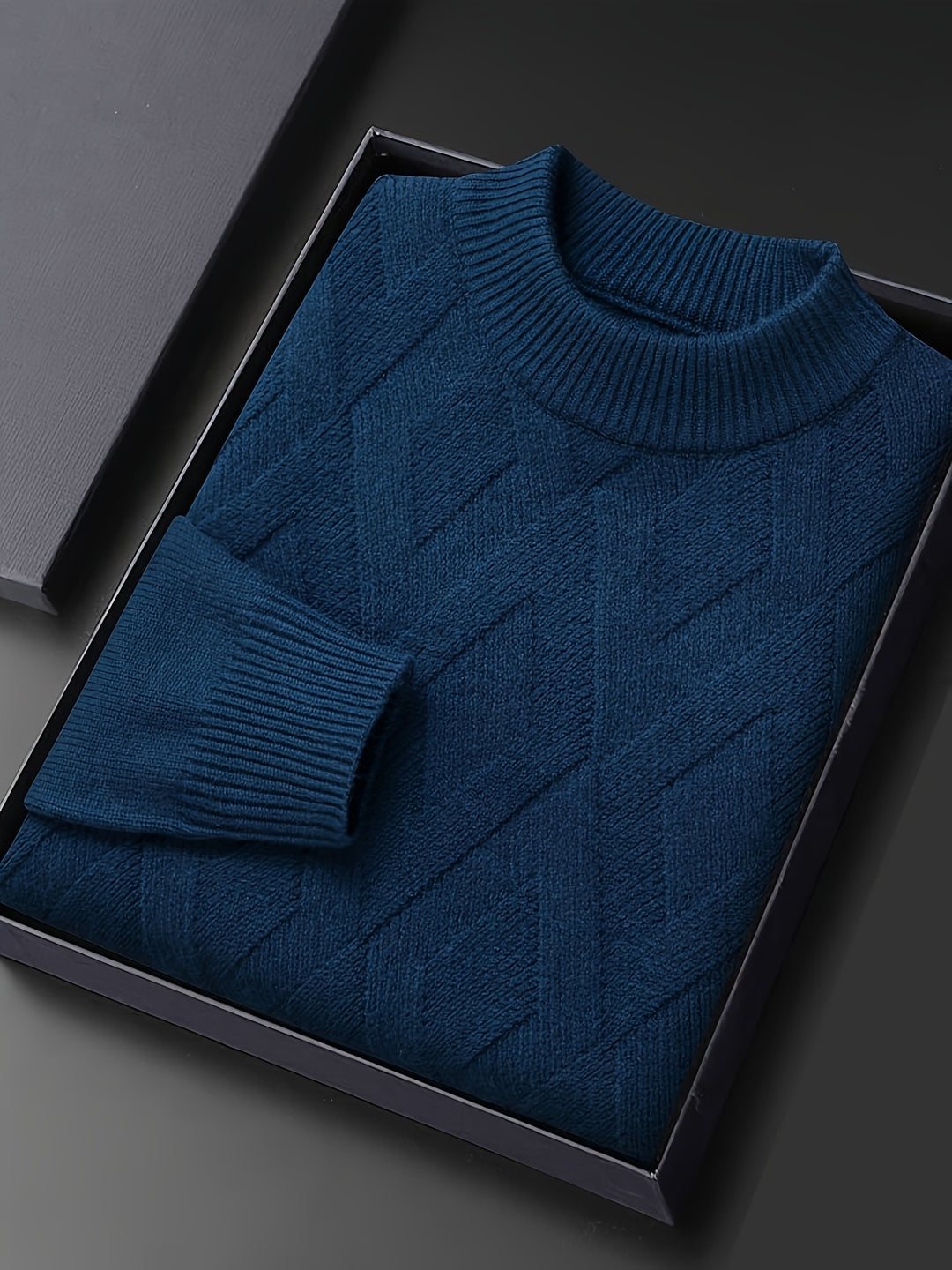 Ellis | Textured Mock-Neck Sweater