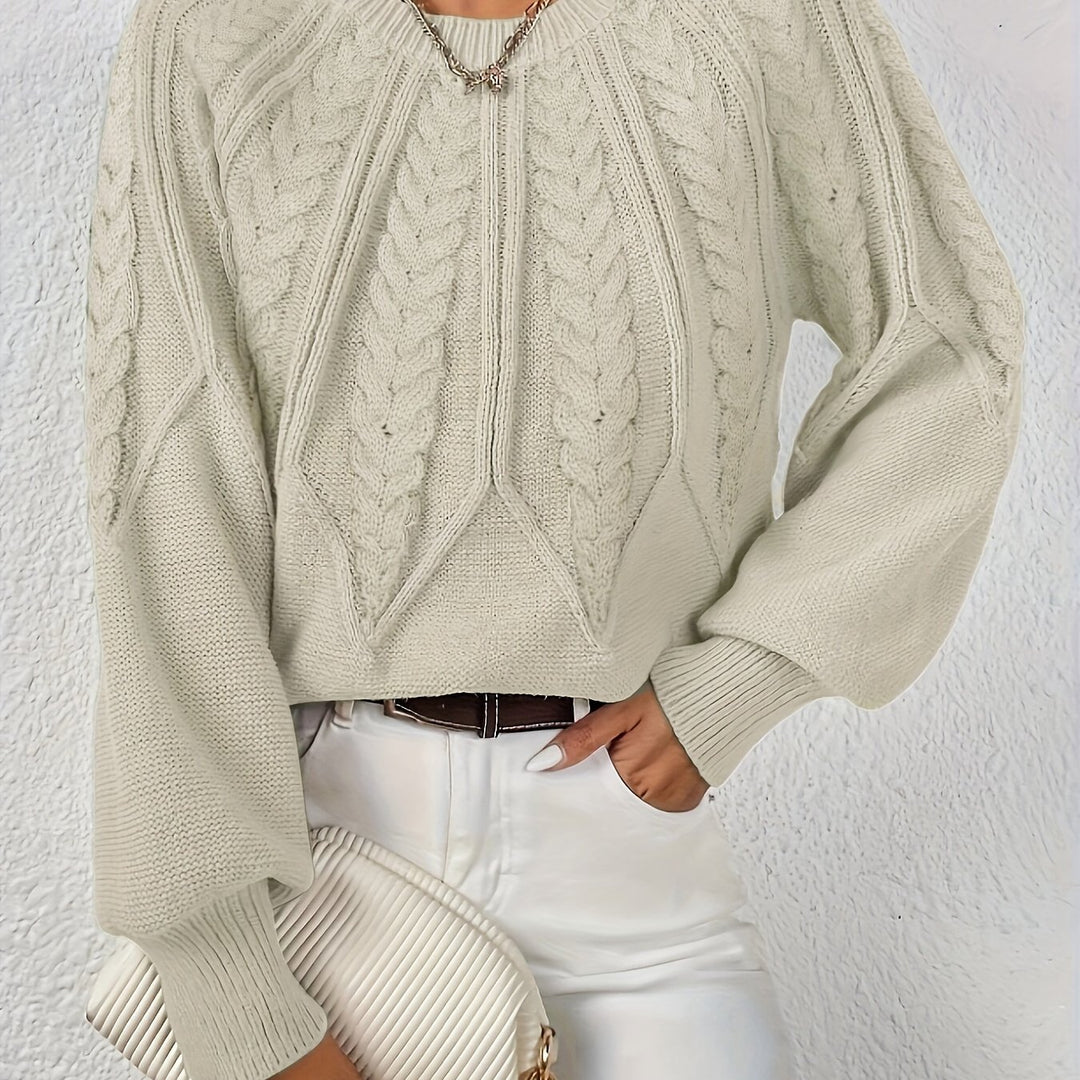 Eleanor | Relaxed Cable-Knit Sweater
