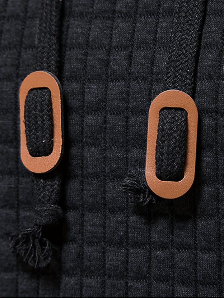 Garrison | Textured Hooded Pullover Hoodie