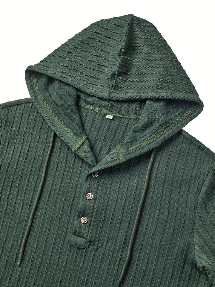Rowan | Hooded Textured Henley