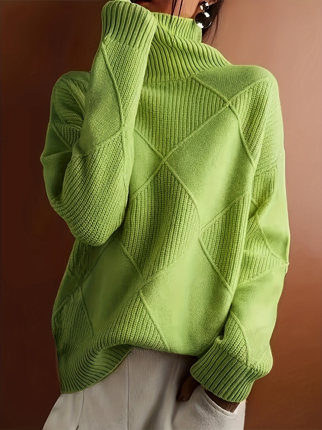 Maeve | Textured Turtleneck Sweater