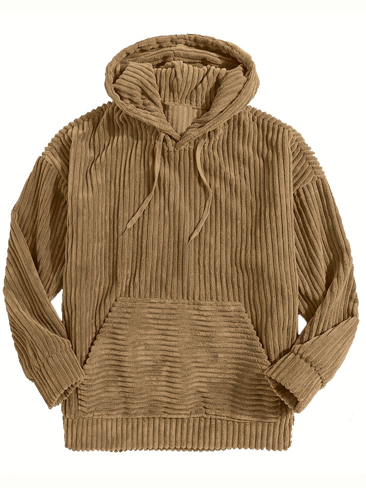 Sebastian | Ribbed Pullover Hoodie