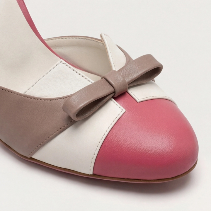 Alana | Comfortable Color Block Heels