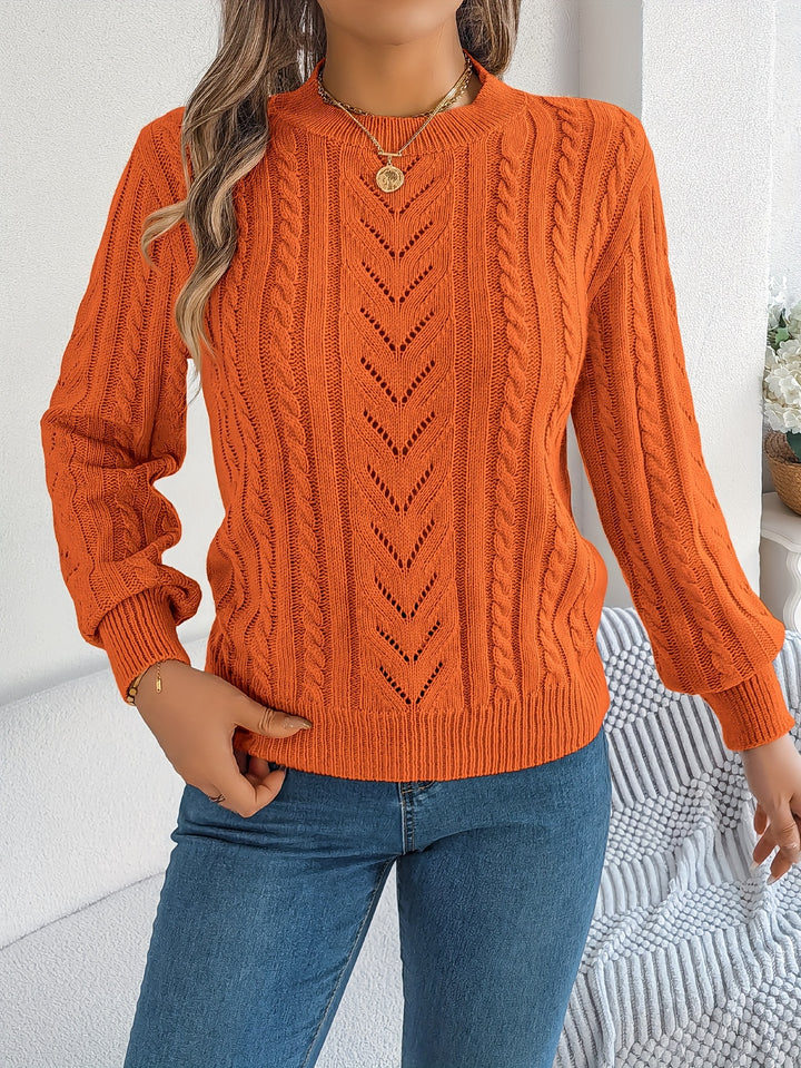 Blythe | Cable-Knit Textured Sweater