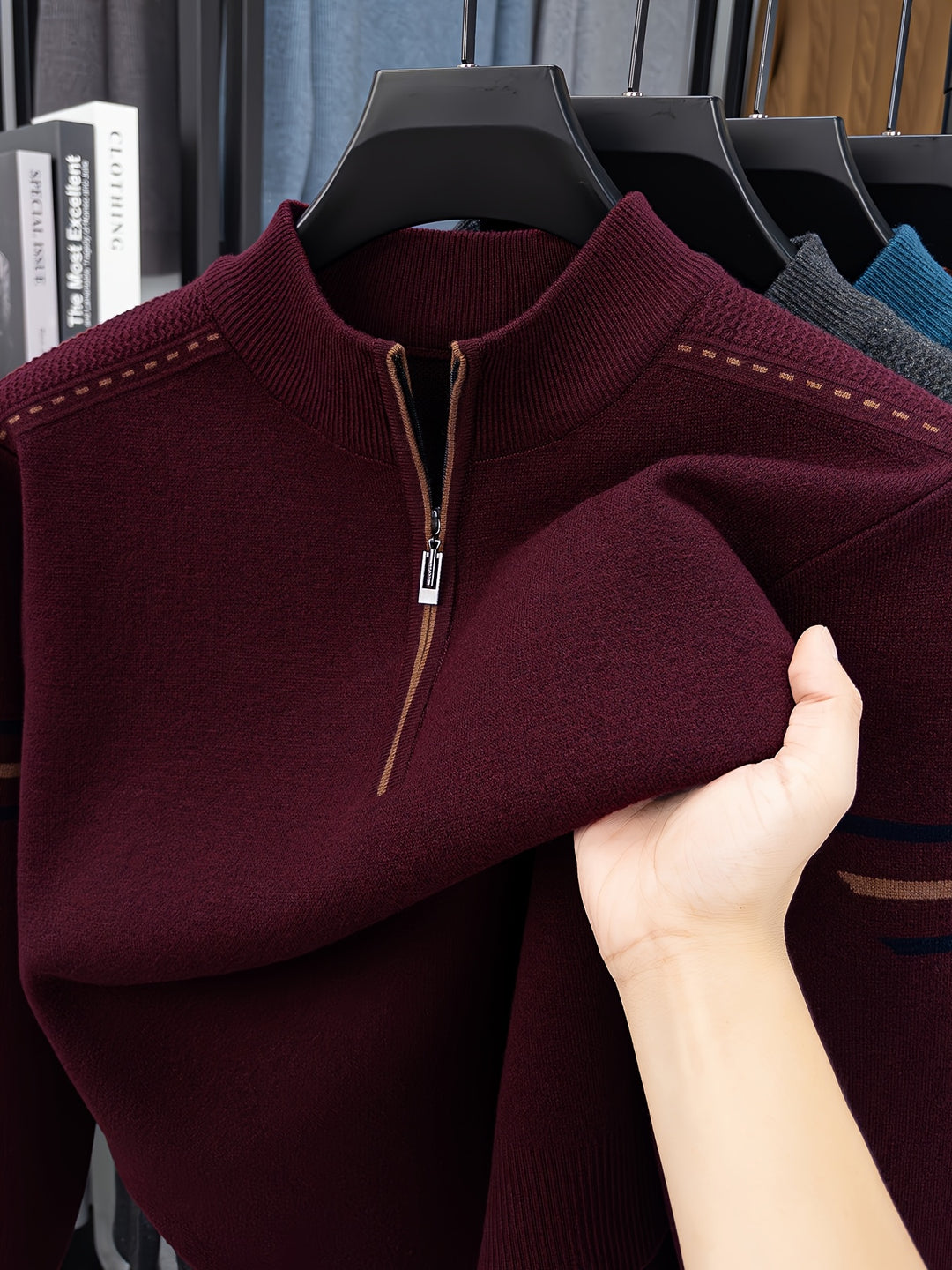 Daniel | Half-Zip Knit Sweater