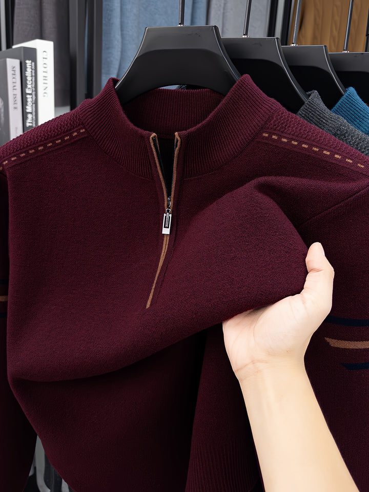 Daniel | Half-Zip Knit Sweater