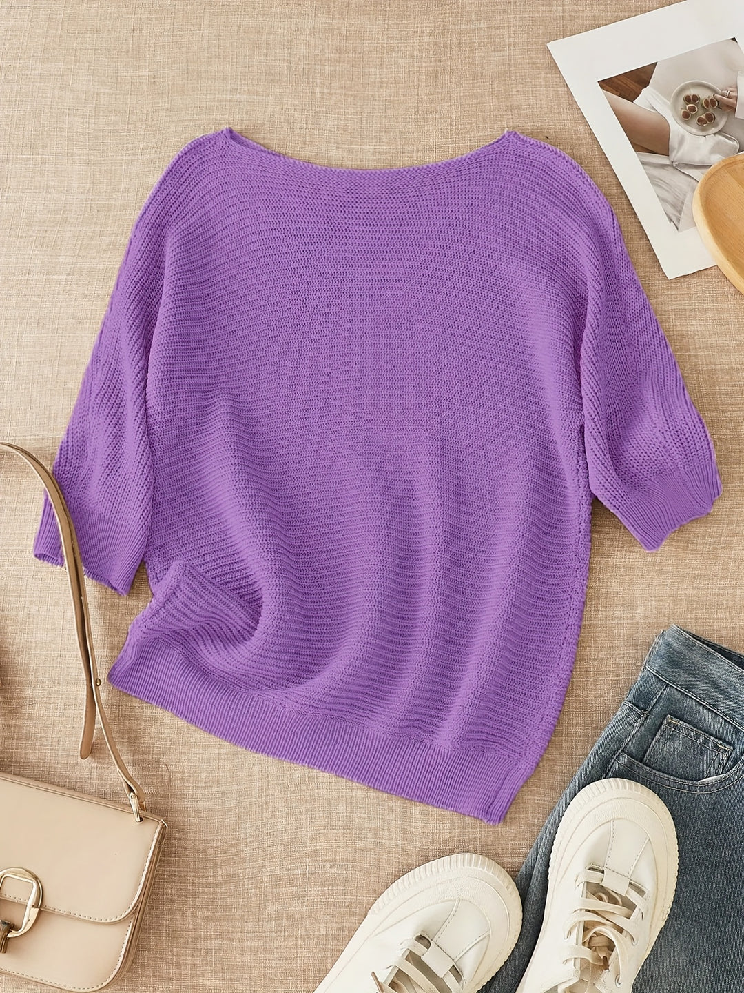 Lena | Relaxed Open-Knit Sweater