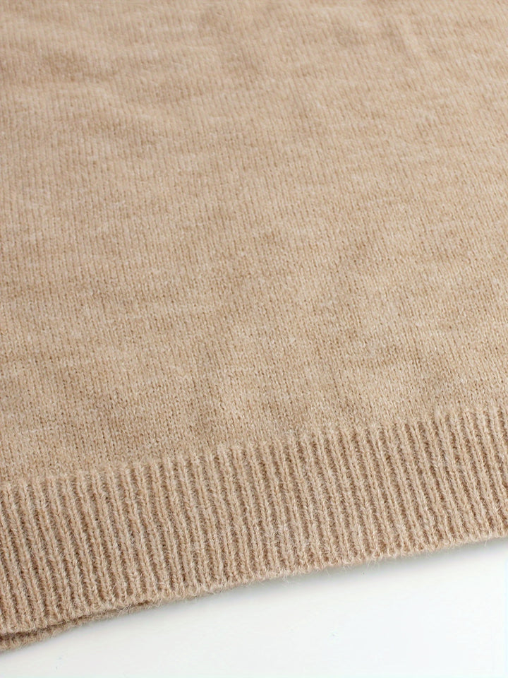 Lydia | Striped-Cuff Ribbed Sweater