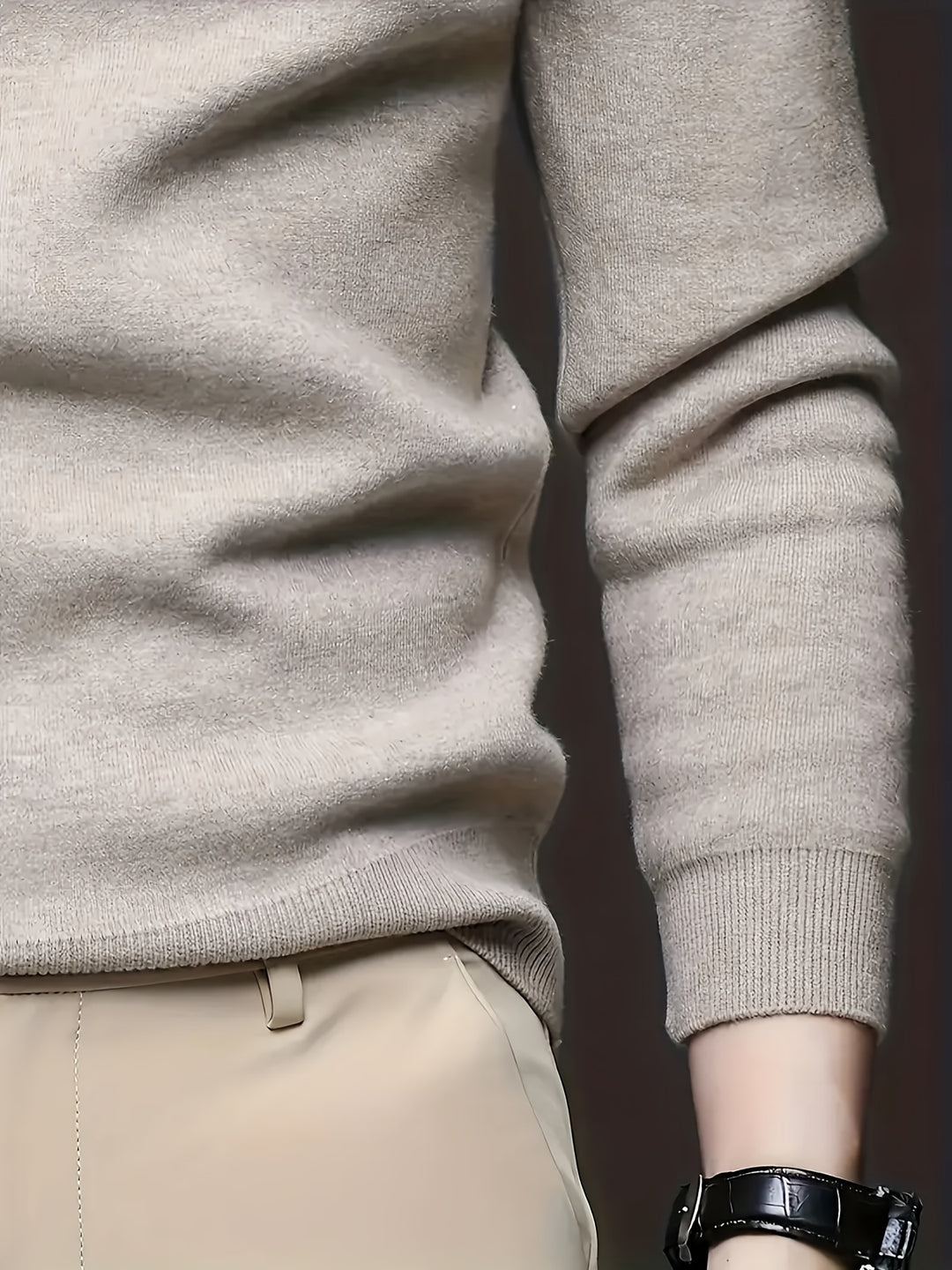 Jonah | Mock Neck Knit Sweater