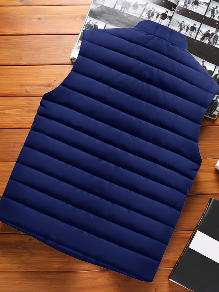 Donovan | Quilted Stand-Collar Vest
