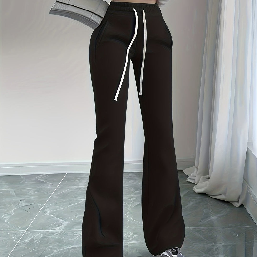 Gemma | High-Waist Flared Lounge Pants