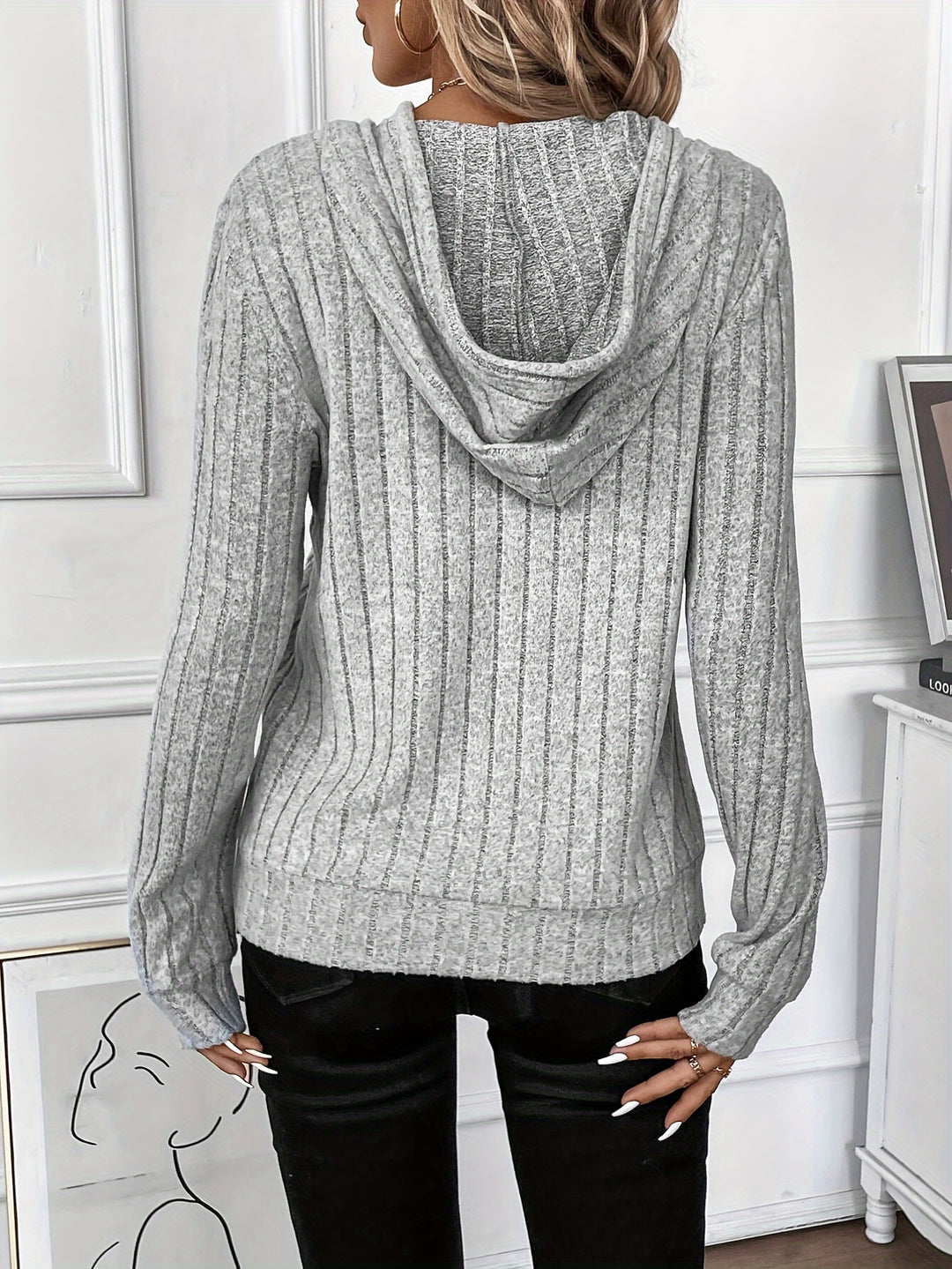 Thea | Cozy Textured Hoodie