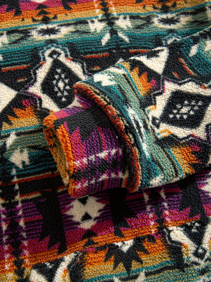 Wesley | Patterned Plush Hoodie