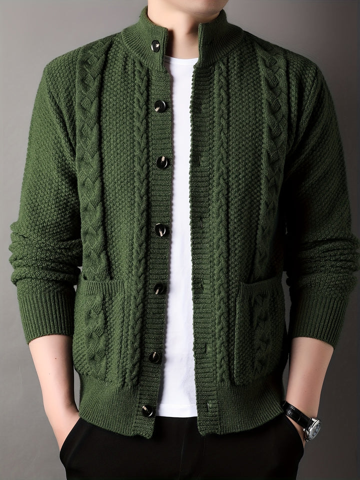 Sinclair | Textured Button-Front Cardigan