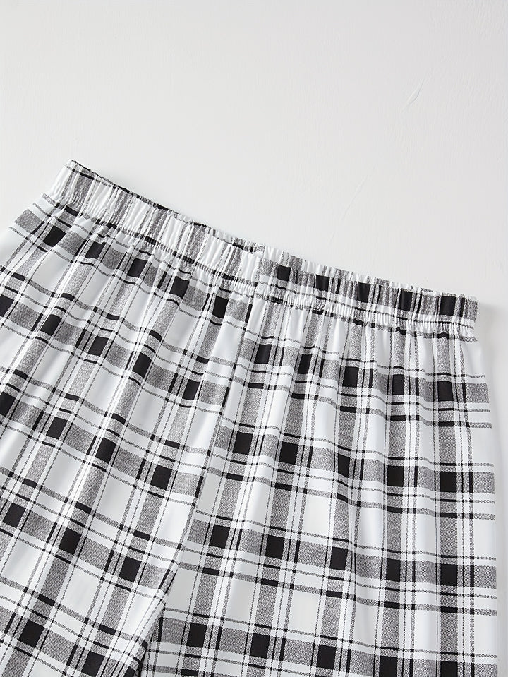 Tristan | Relaxed Checkered Two-Piece Set