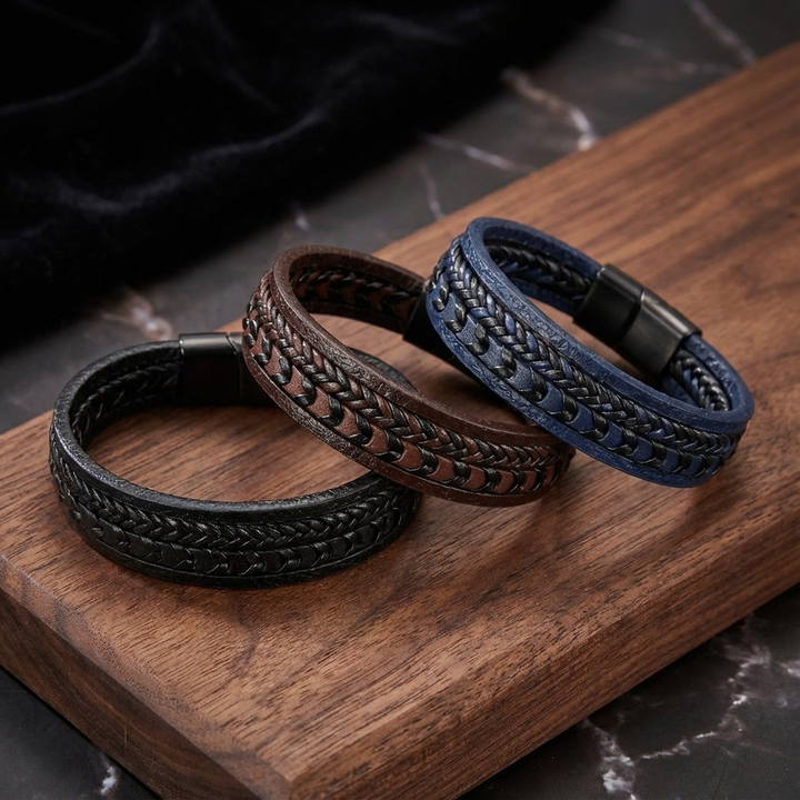Nolan | Braided Viking Bracelet