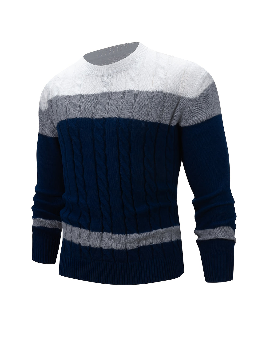 Nolan | Textured Cable-Knit Sweater