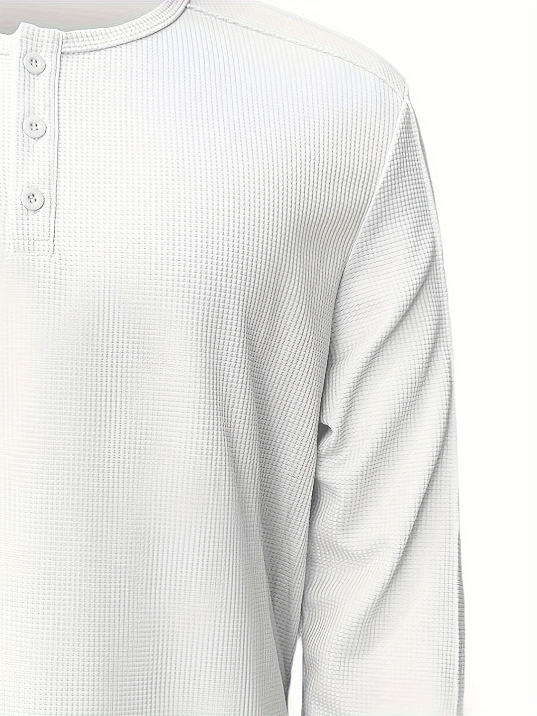 Carson | Textured Long-Sleeve Henley