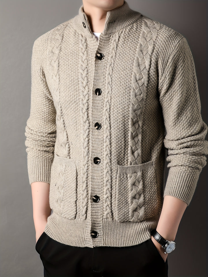 Sinclair | Textured Button-Front Cardigan