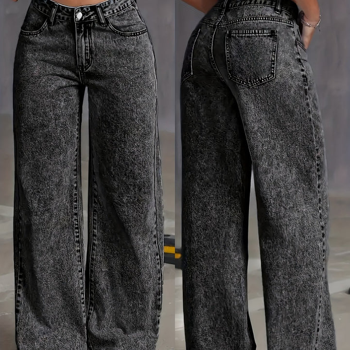 Tamsin | High-Waisted Wide-Leg Jeans