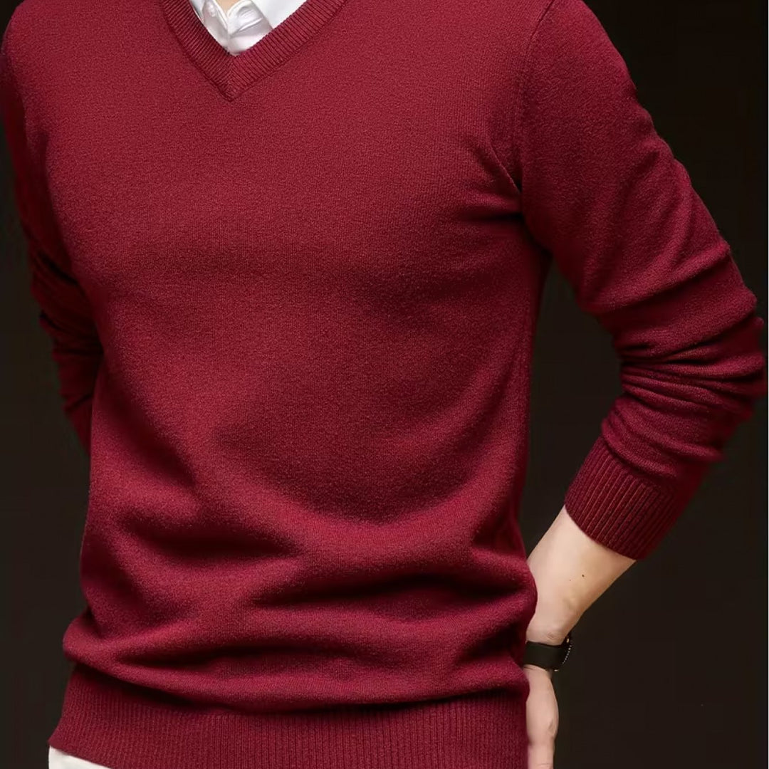 Ellis | Refined V-Neck Sweater