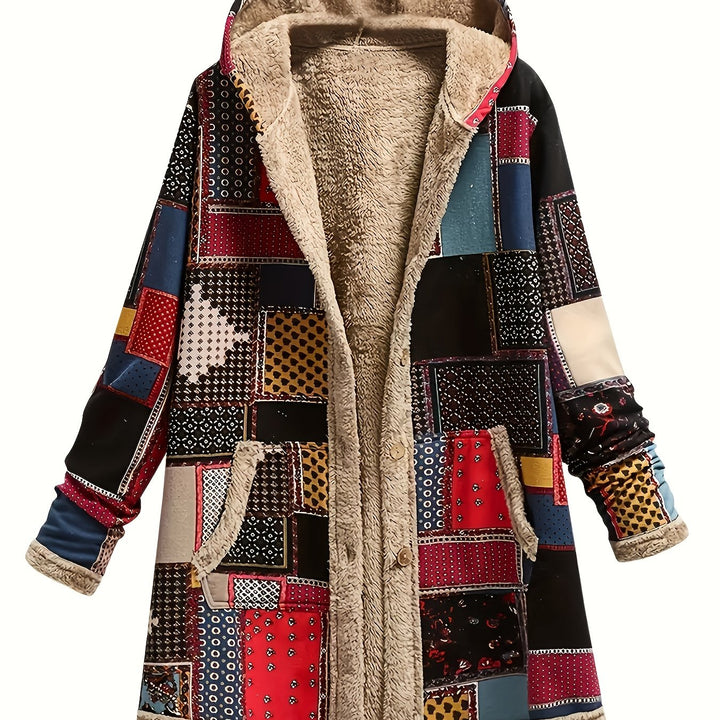 Iris | Patchwork Hooded Jacket