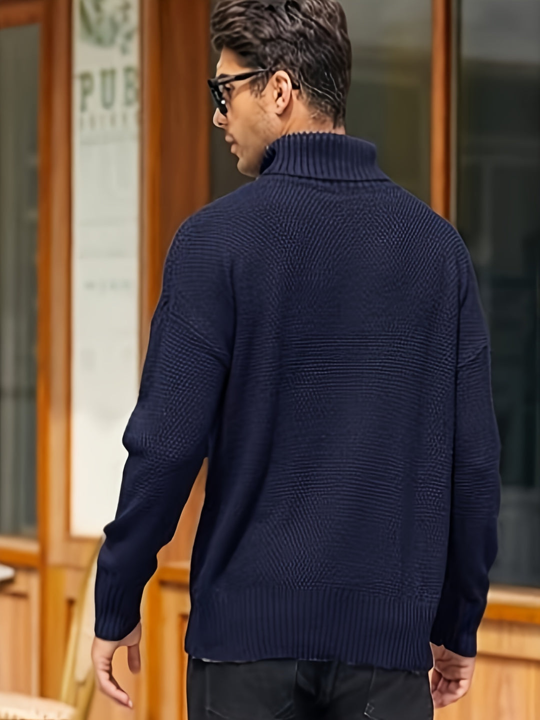 Ambrose | Classic Cable-Knit Turtleneck Sweater