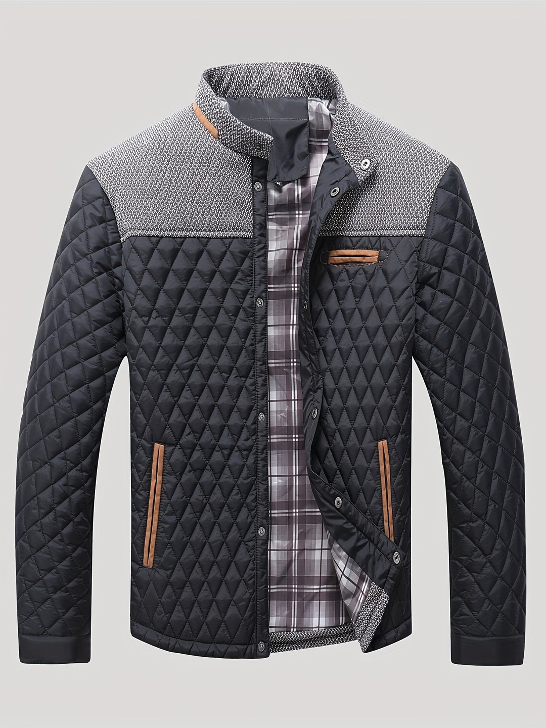 Alden | Quilted Stand-Collar Jacket