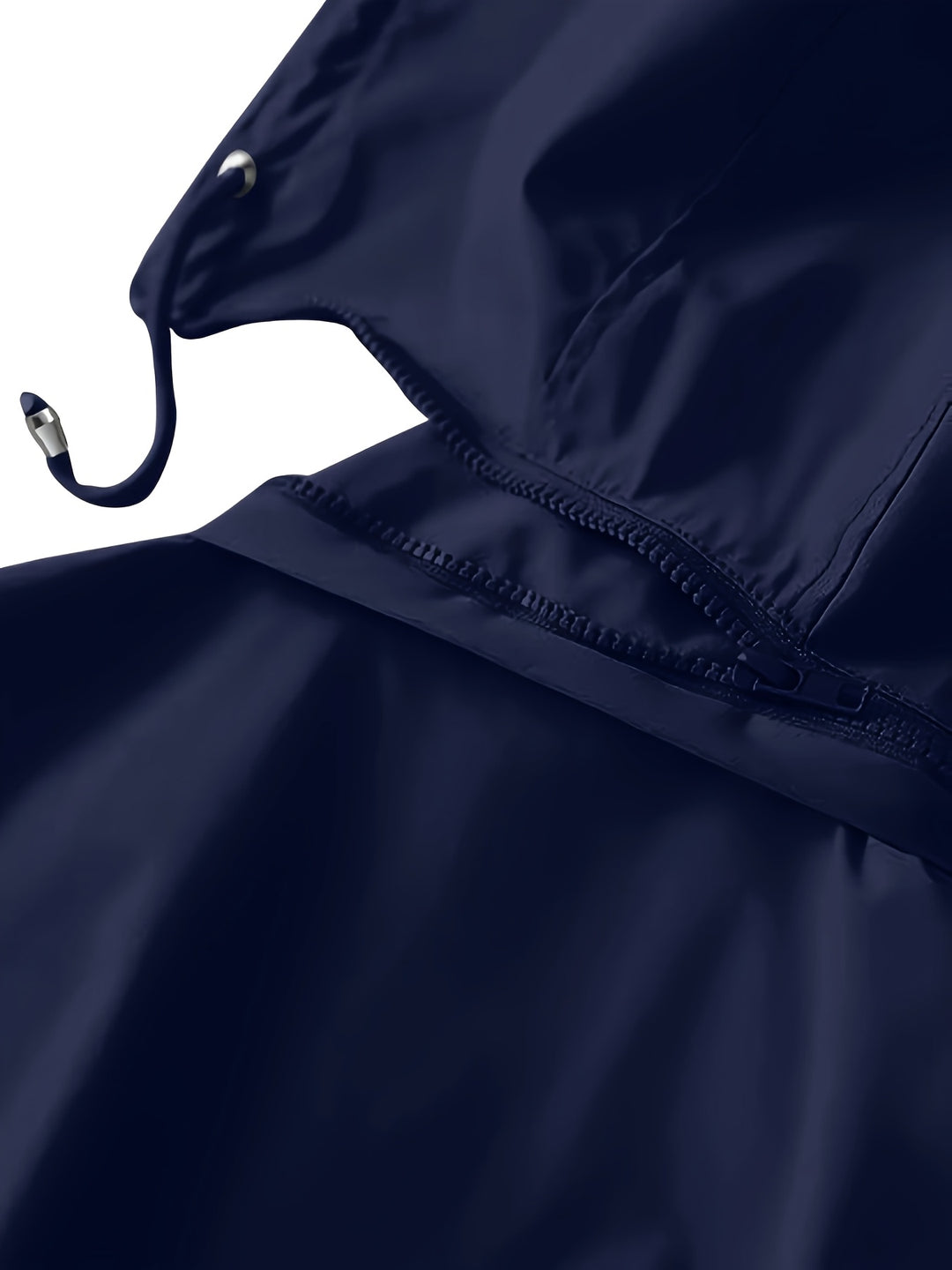 Joyce | Hooded Drawstring Rain Jacket