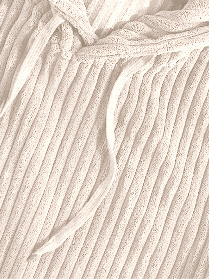 Sebastian | Ribbed Pullover Hoodie