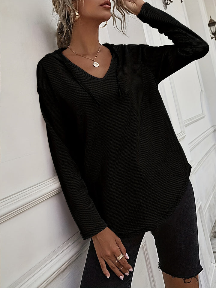 Kendra | Relaxed V-Neck Hoodie