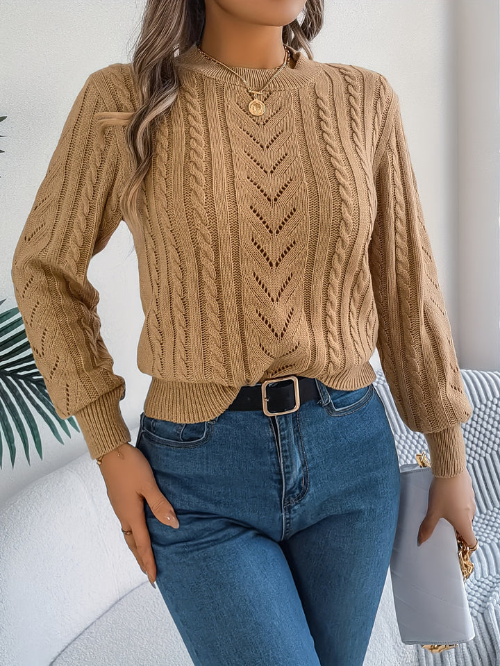 Blythe | Cable-Knit Textured Sweater