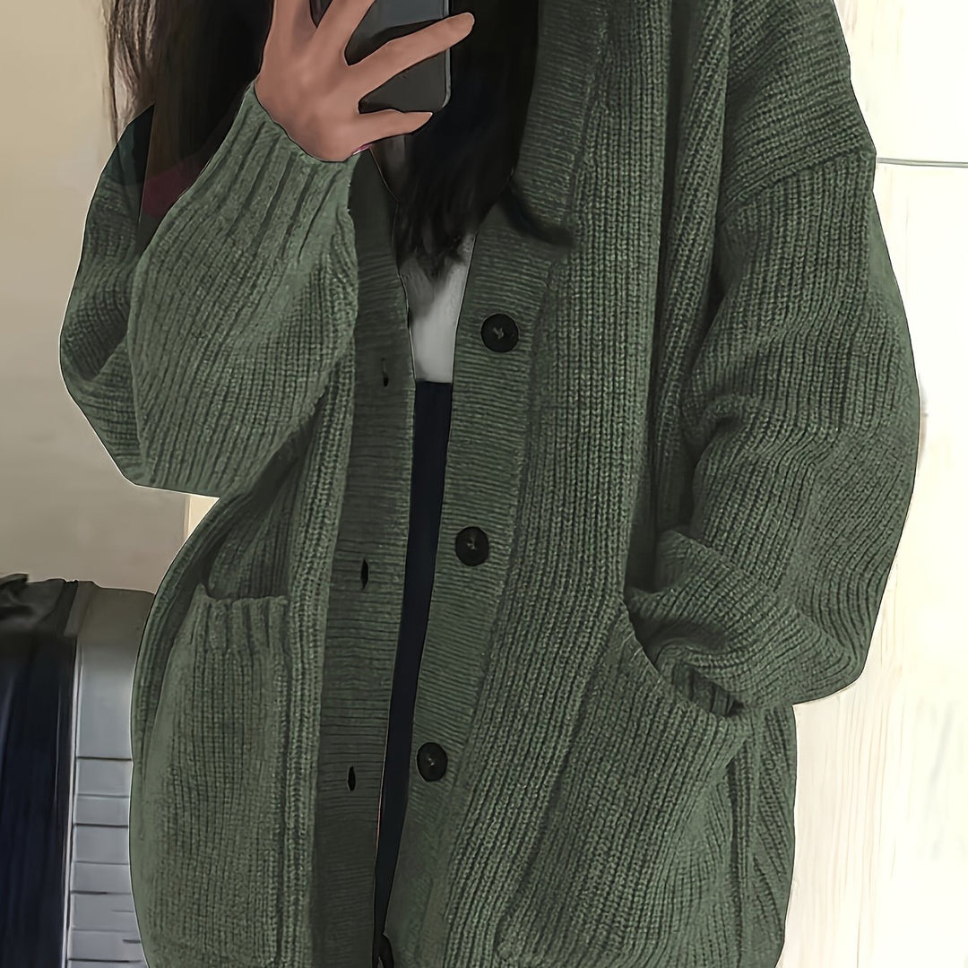 Maisie | Relaxed Button-Front Cardigan