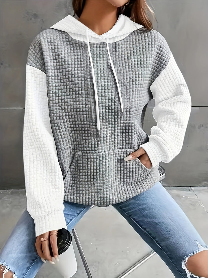 Brenna | Cozy Waffle-Texture Hoodie
