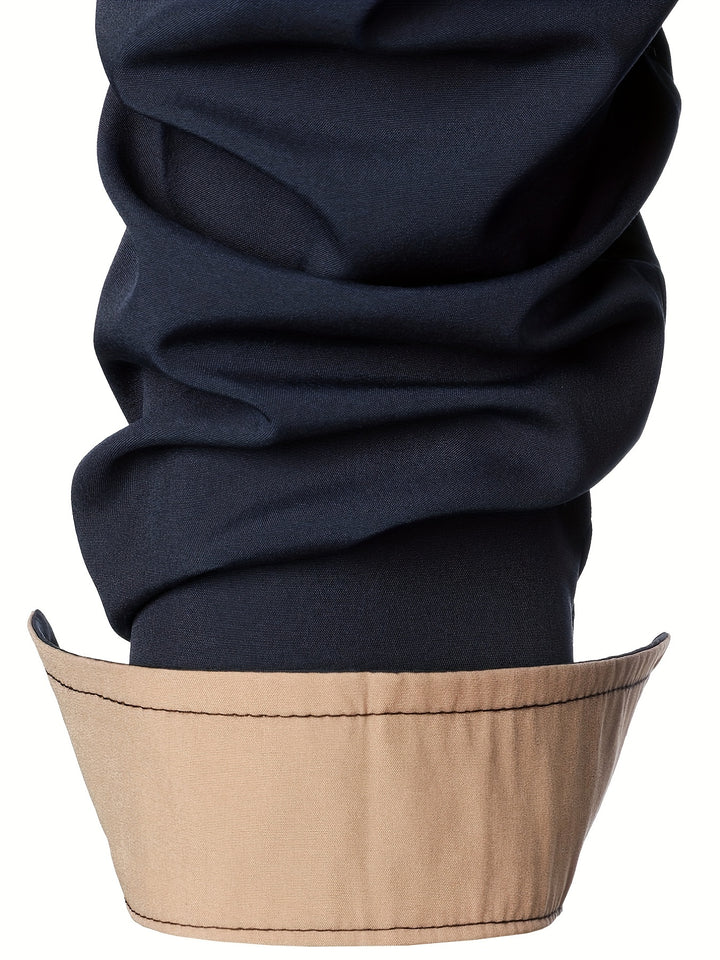 Lucille | Contrast-Trim Long Sleeve Shirt