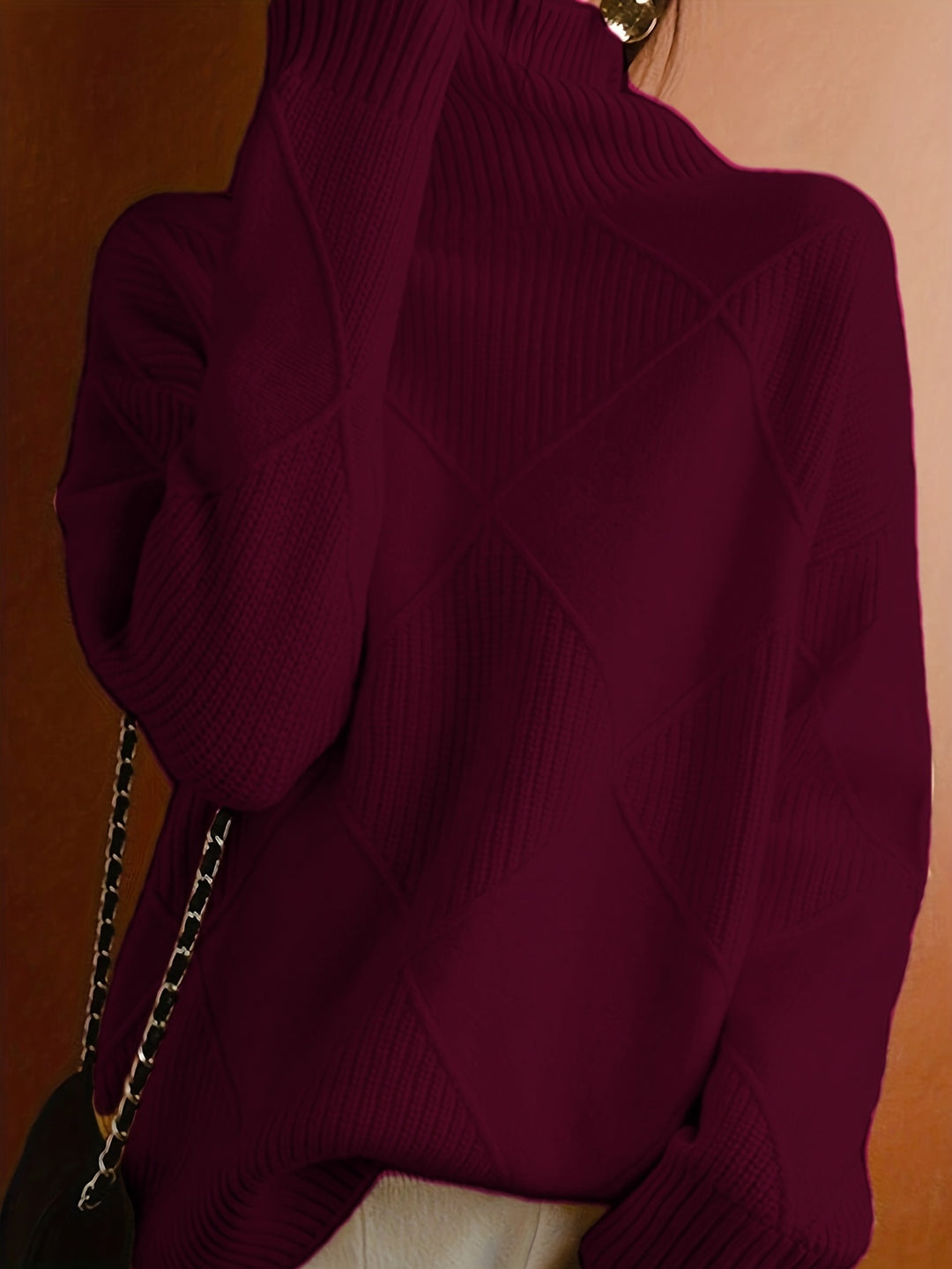 Maeve | Textured Turtleneck Sweater