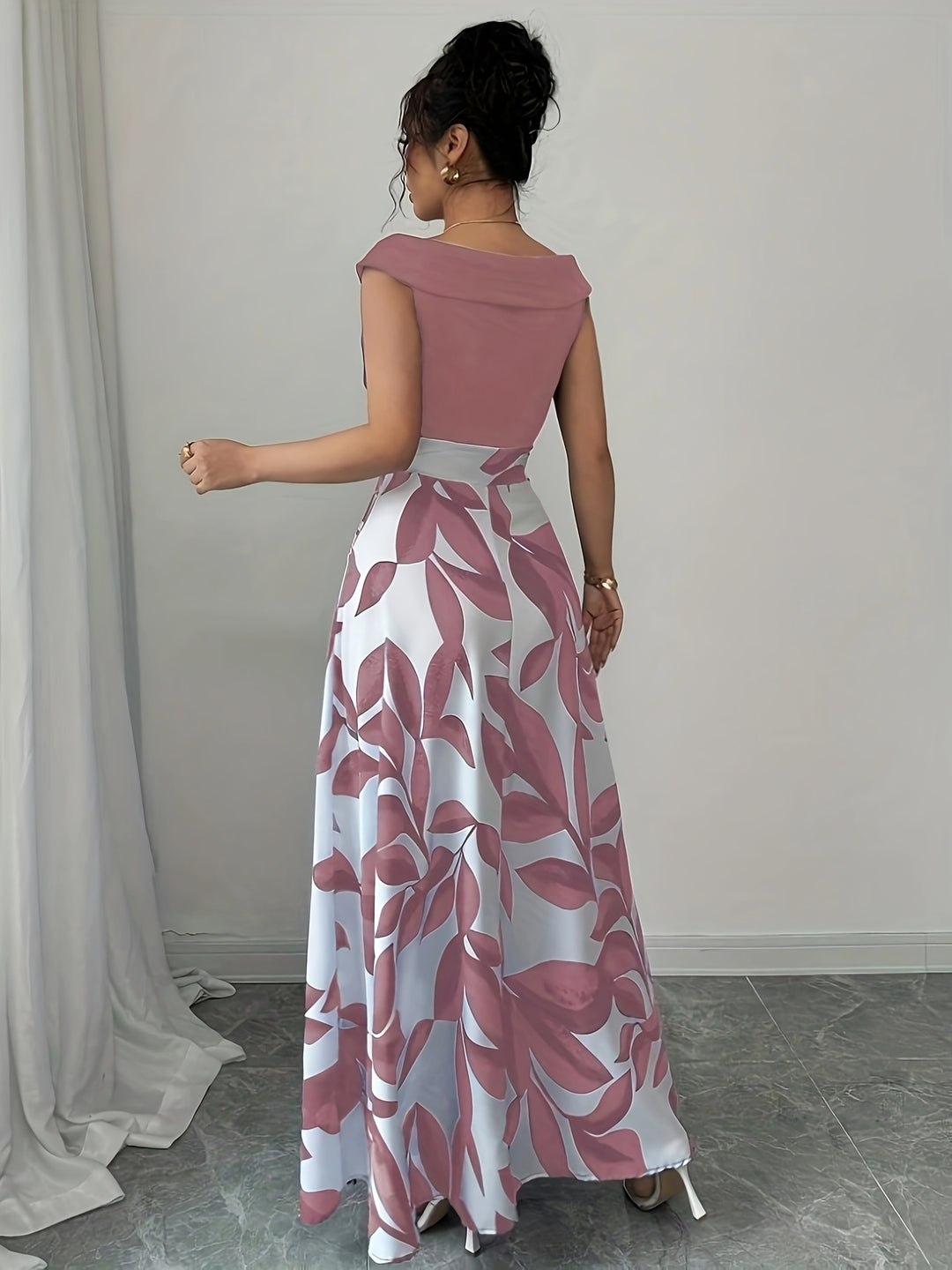 Lucille | Elegant Floral Maxi Dress