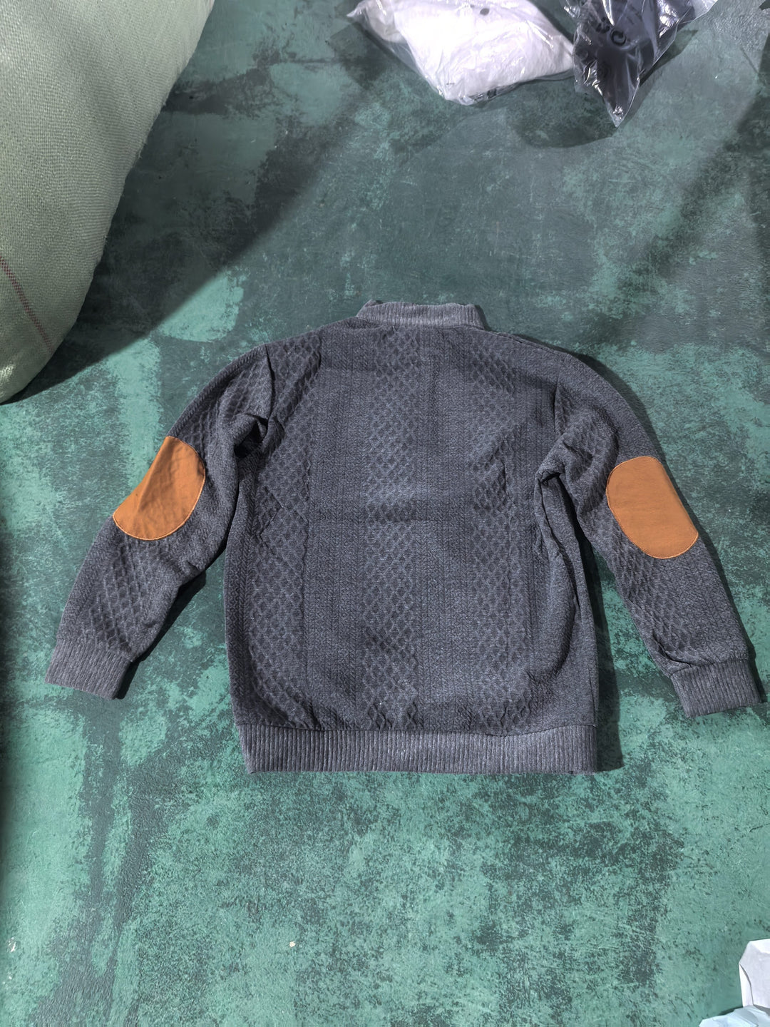 Ronan | Stand Collar Button Henley Sweater