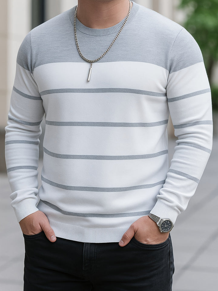 Percy | Classic Striped Crewneck Sweater