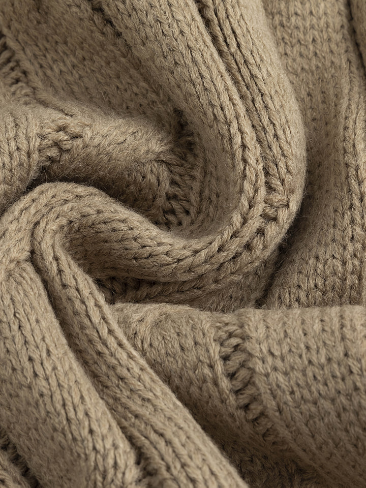 Walter | Shawl Collar Cable Knit Cardigan
