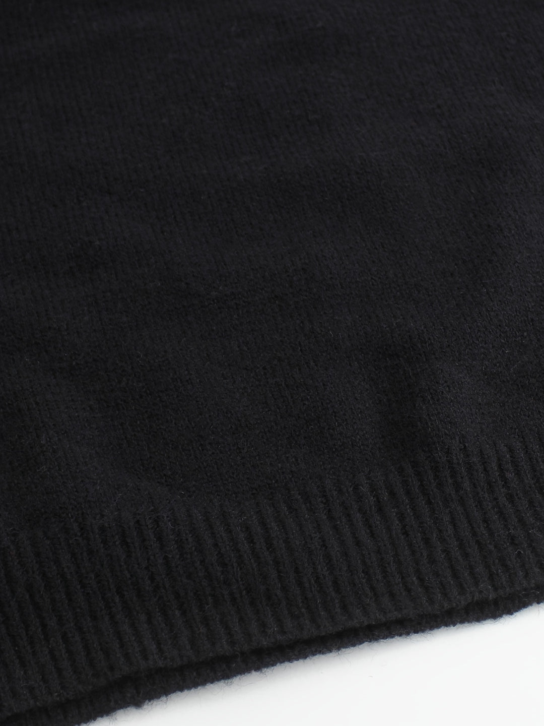 Lydia | Striped-Cuff Ribbed Sweater