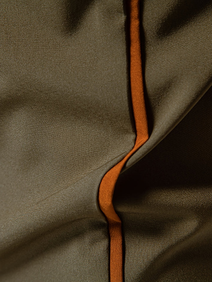 Anthony | Contrast Trim Button-Up Shirt