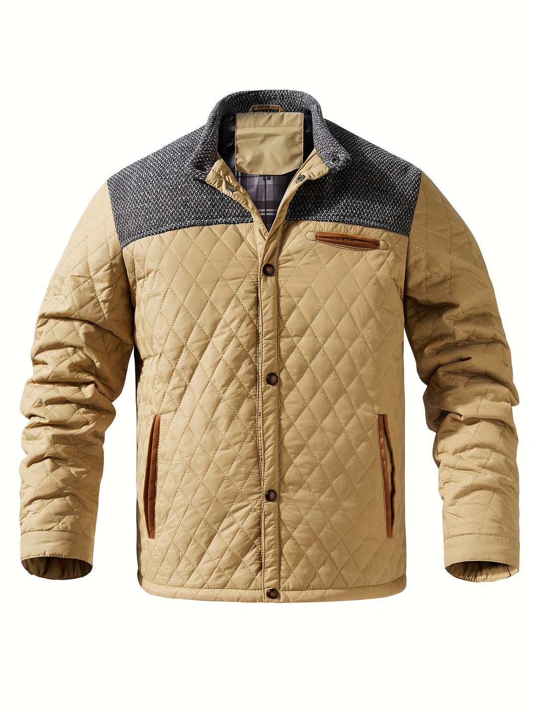 Gideon | Quilted Stand-Collar Jacket