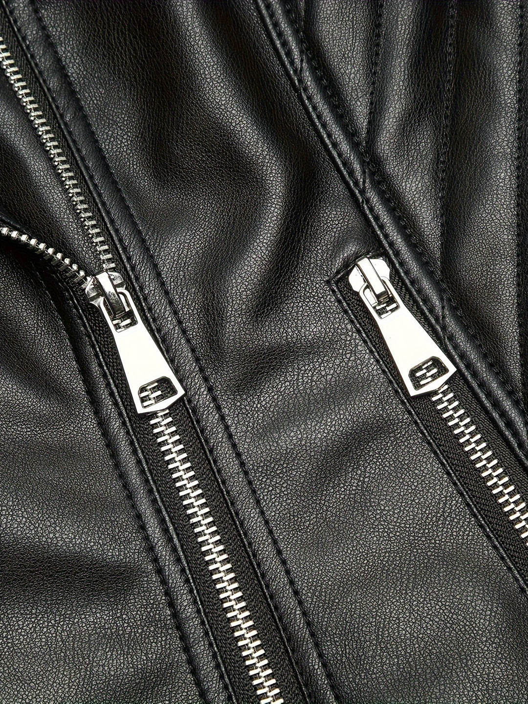 Mabel | Sculpted Zip-Front Moto Jacket