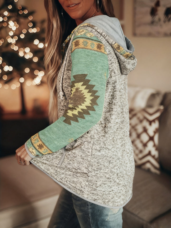 Kendra | Western-Inspired Hooded Sweatshirt