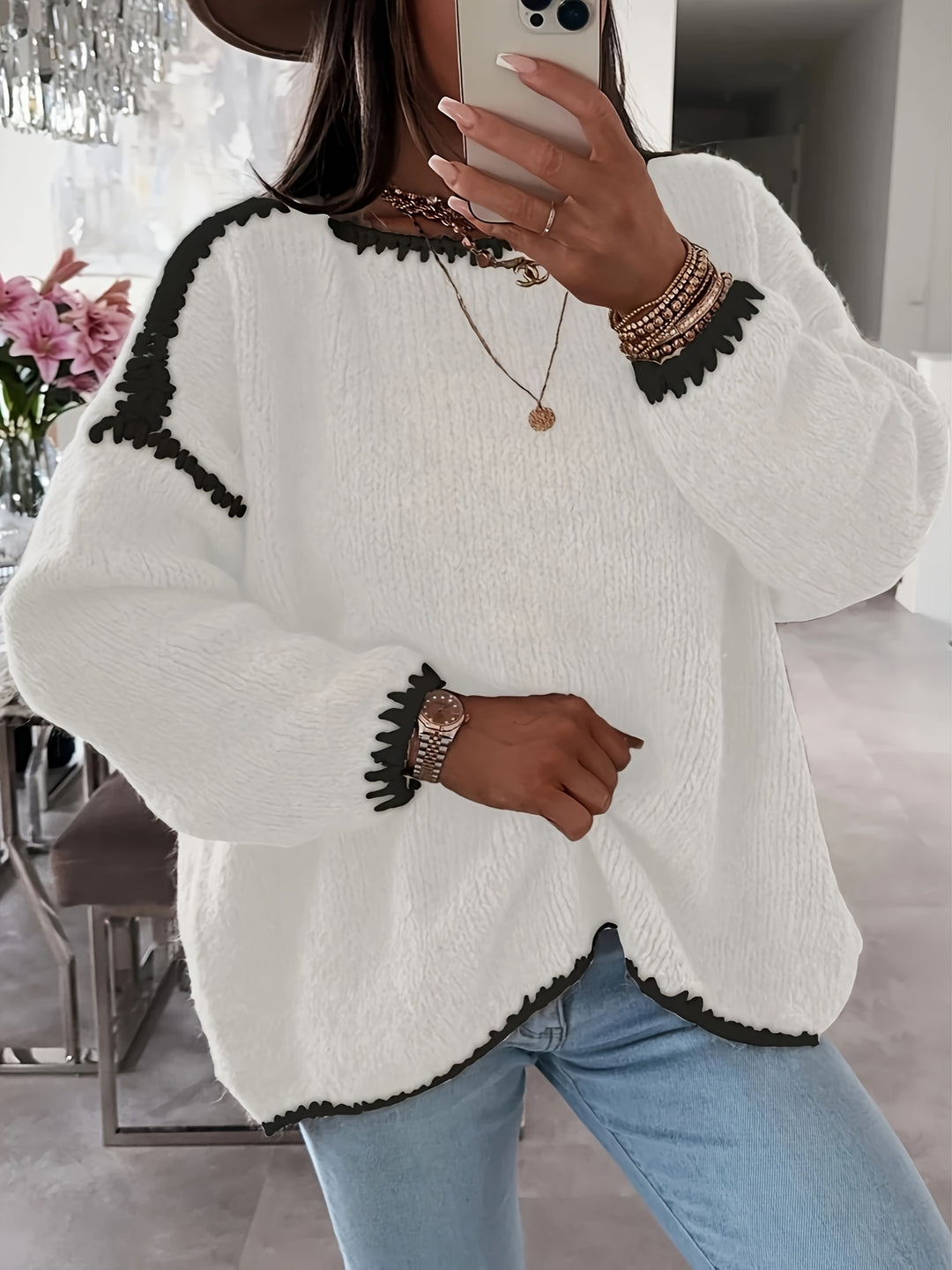 Willa | Relaxed Boat Neck Sweater