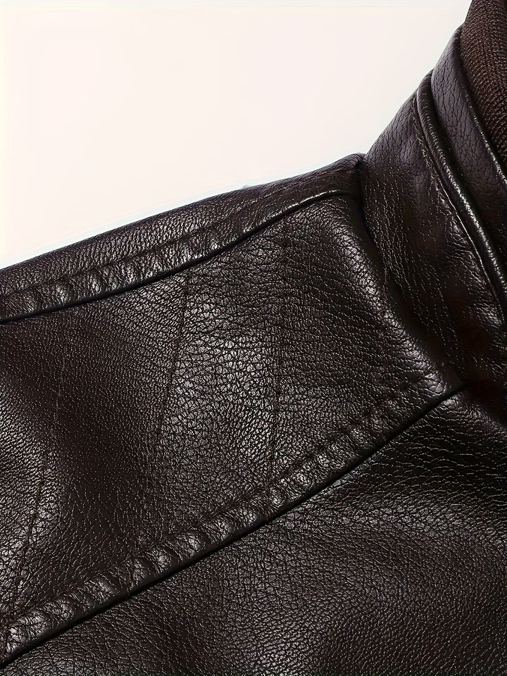 Tobias | Classic Stand-Collar Moto Jacket