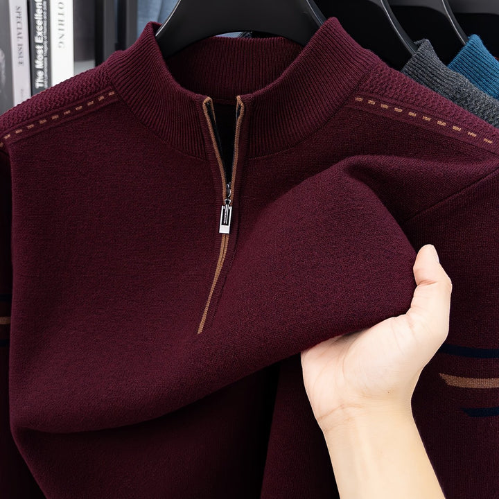Daniel | Half-Zip Knit Sweater